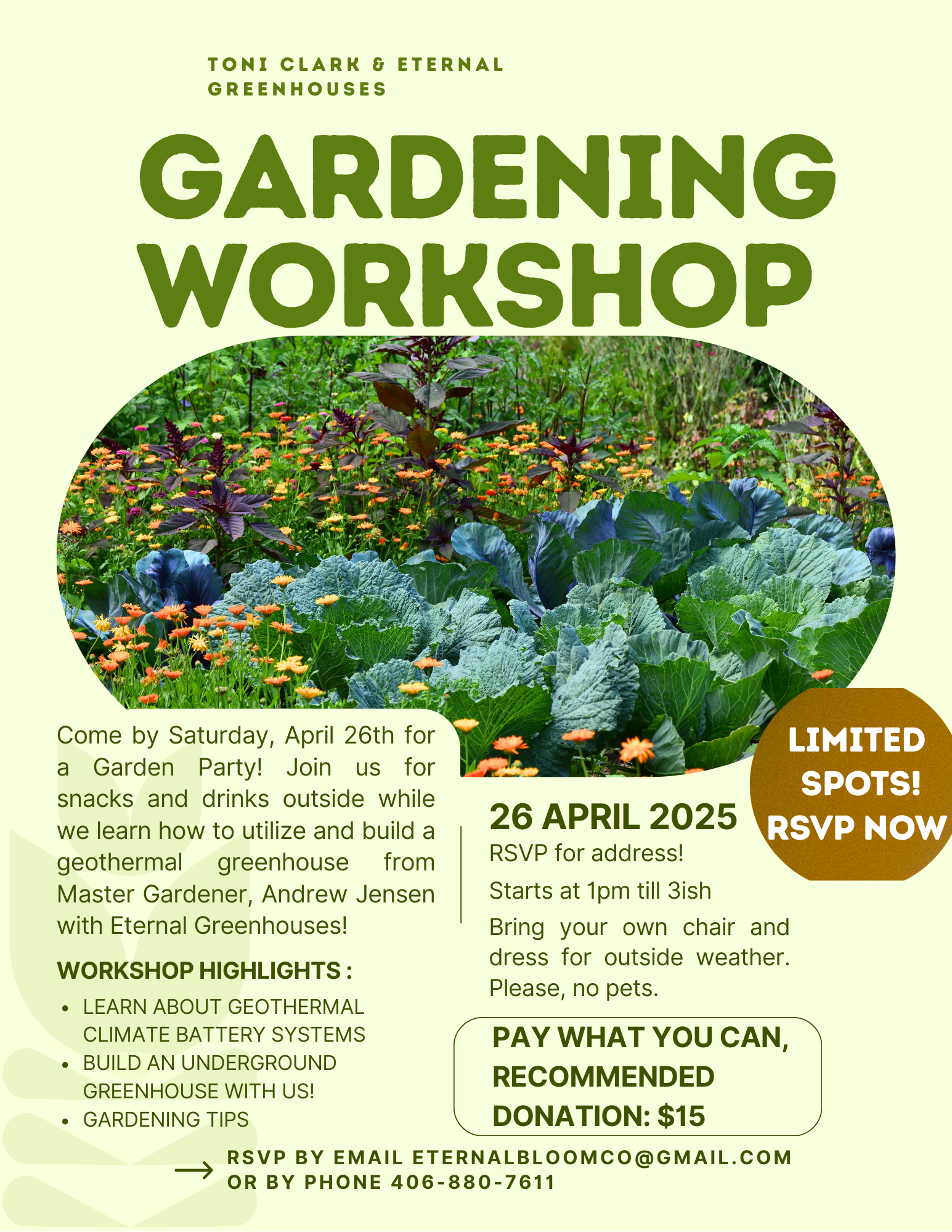 NEW WORKSHOP!